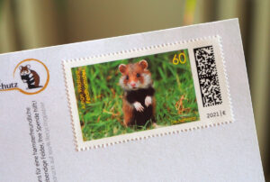 Feldhamster-Briefmarke 2021: Junger Feldhamster